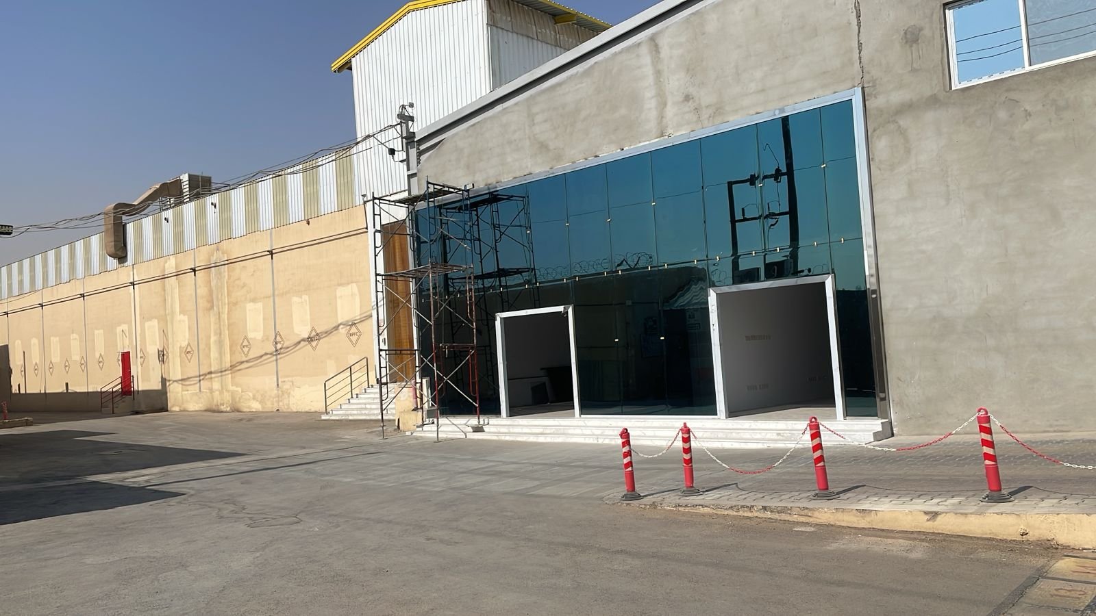 مشروع الواجهه الرئيسيه لمصنع ميدان